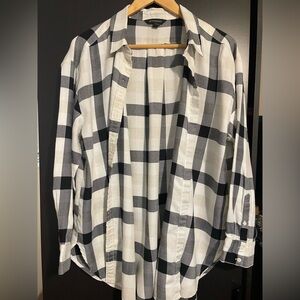 Banana Republic - Monochrome Plaid Shirt